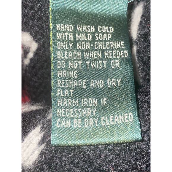 NWT Lauren Ralph Lauren Petite Small 100% Lambswool Zip Up Holiday Sweater Polar - Picture 10 of 10